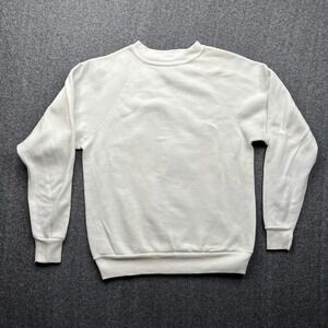Vintage Discus Athletic Sweatshirt Mens Medium White Heavyweight Crewneck USA